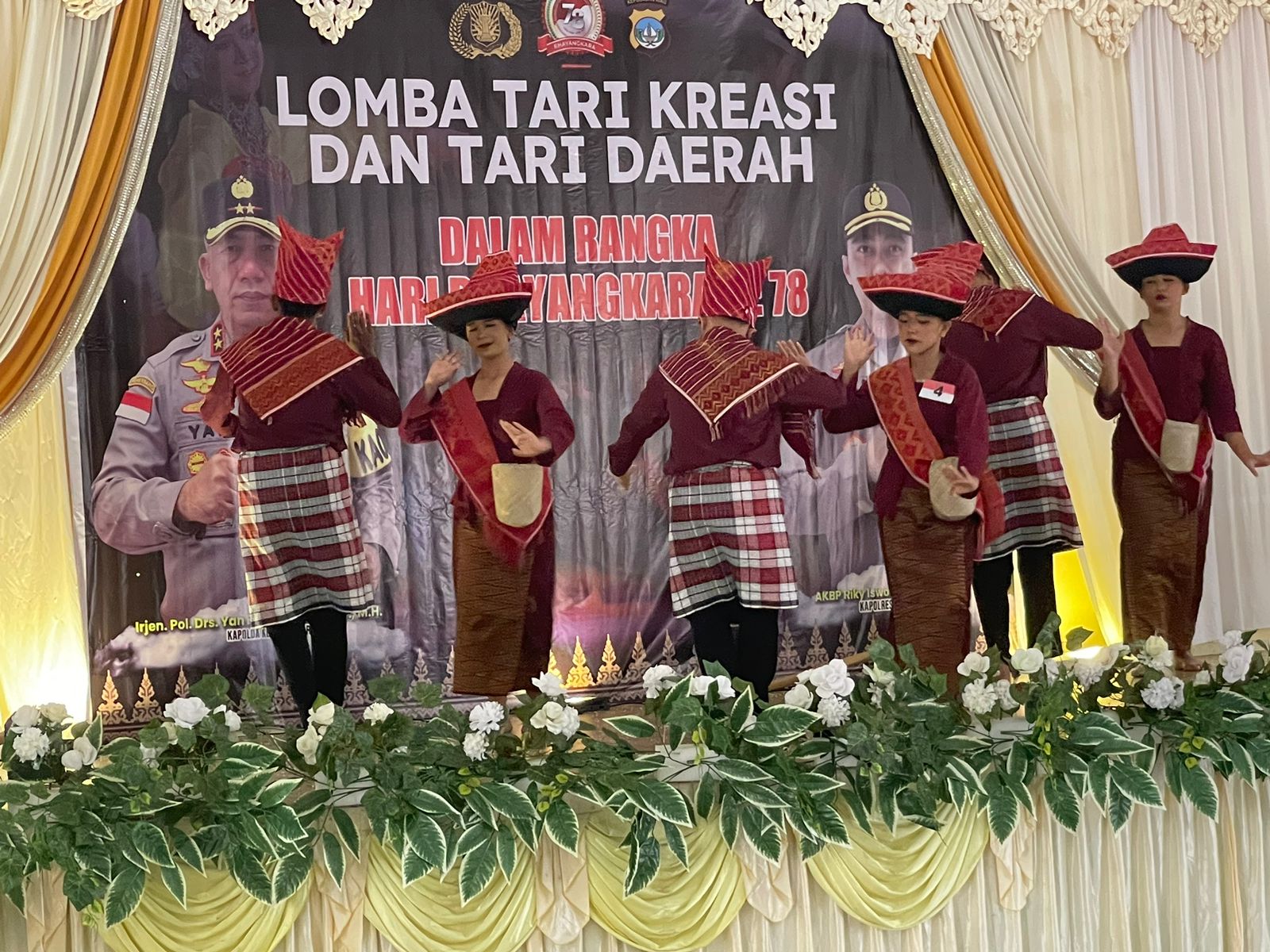 Lomba Tari Kreasi Semarakkan HUT Bhayangkara ke-78 di Bintan 