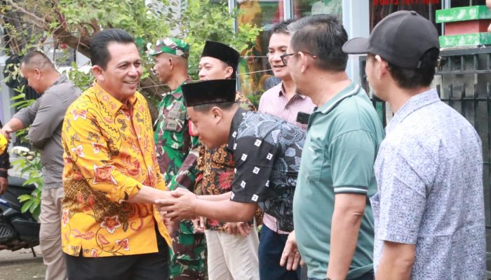 Meski Gerimis, Masyarakat Perum Odessa Batam Antusias Silaturahmi Dengan Gubernur Ansar