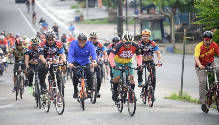 2500 Pesepeda Semarakkan Bhayangkara Fun Bike di Kota Tanjungpinang 