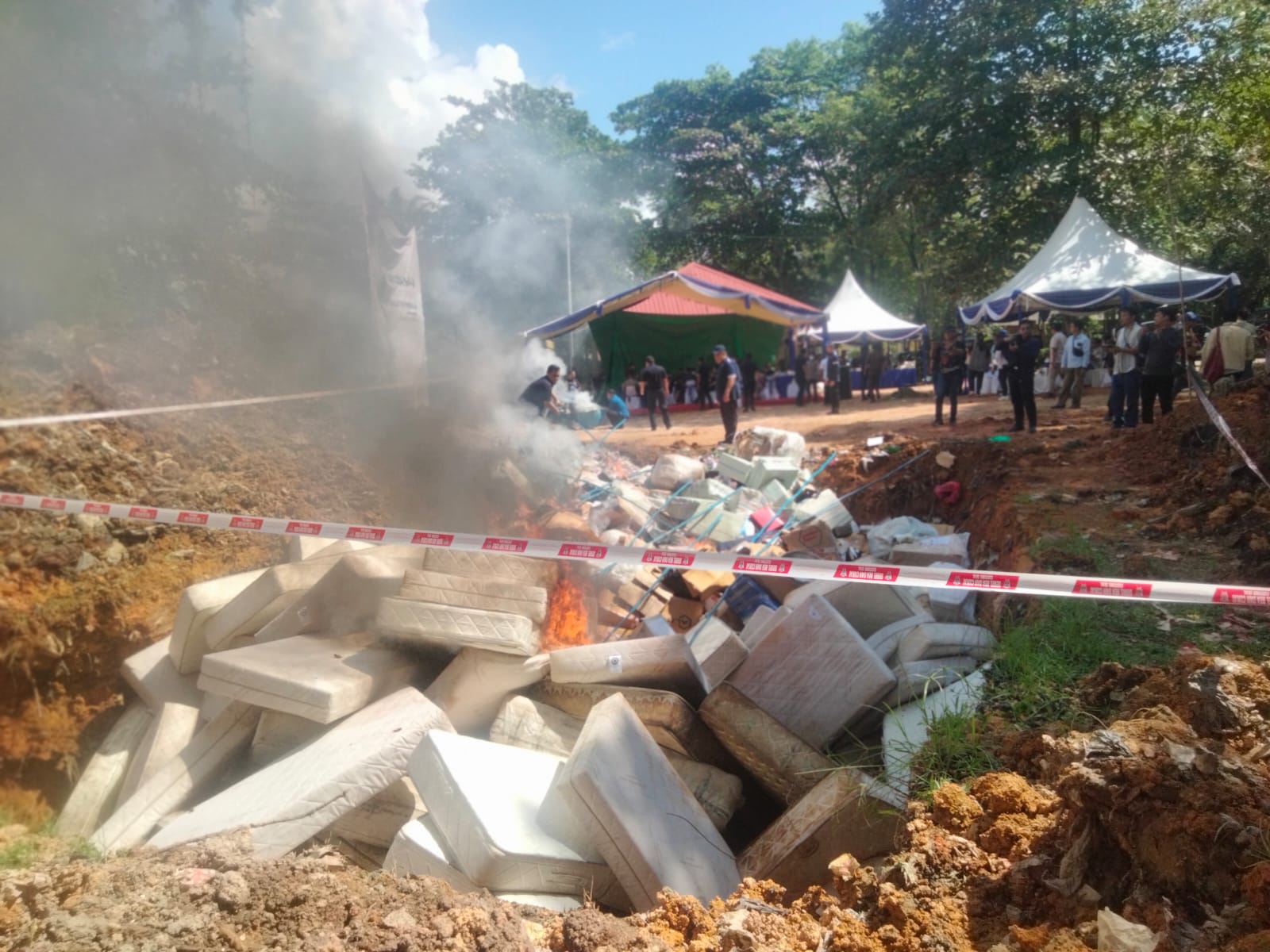 BC Tanjungpinang Musnahkan BMN Hasil Penindakan Tahun 2022 Hingga 2024 Senilai Rp2,8 Miliar 