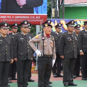 Upacara dan Syukuran Meriahkan HUT Bhayangkara ke-78 di Polresta Tanjungpinang 