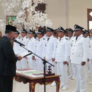 69 Kepala Desa Se-Kabupaten Natuna Dikukuhkan Perpanjangan Masa Jabatan 