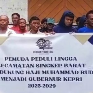 Pilgub Kepri 2024, Pemuda dan Buruh Singkep Barat Lingga Siap Menangkan Muhammad Rudi