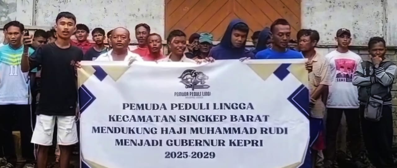 Pilgub Kepri 2024, Pemuda dan Buruh Singkep Barat Lingga Siap Menangkan Muhammad Rudi