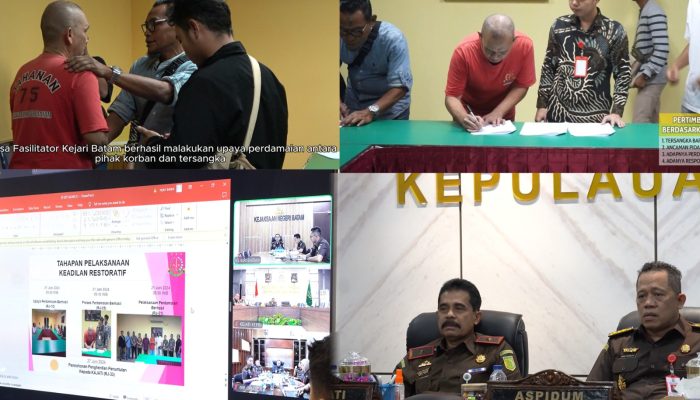 Kejagung RI Setujui Penghentian Penuntutan Berdasarkan RJ, Tindak Pidana Penggelapan di Batam  