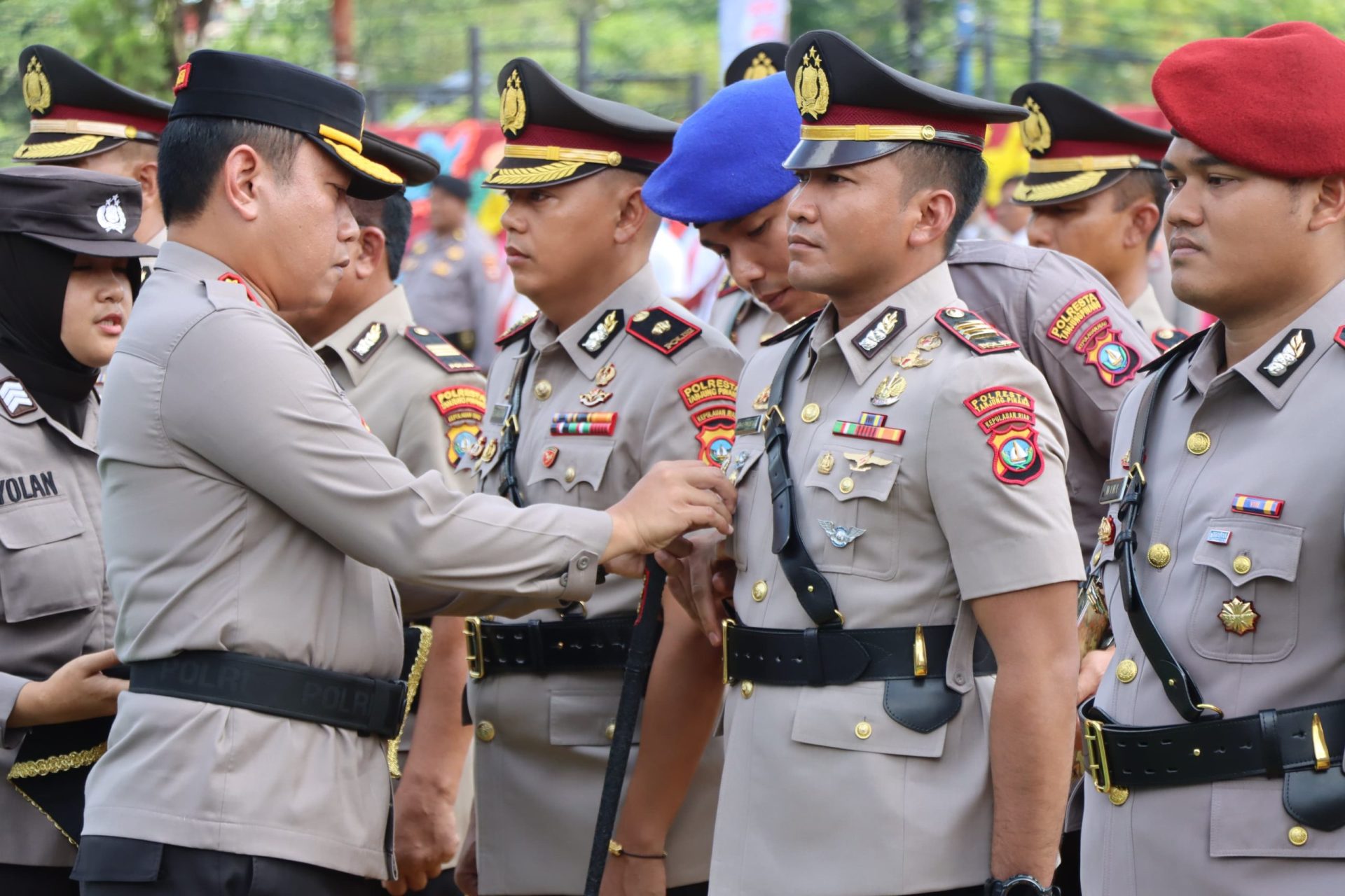 Jelang Pilkada 2024, 4 Kapolsek dan 4 Kasat Di Polresta Tanjungpinang Dipindahtugaskan