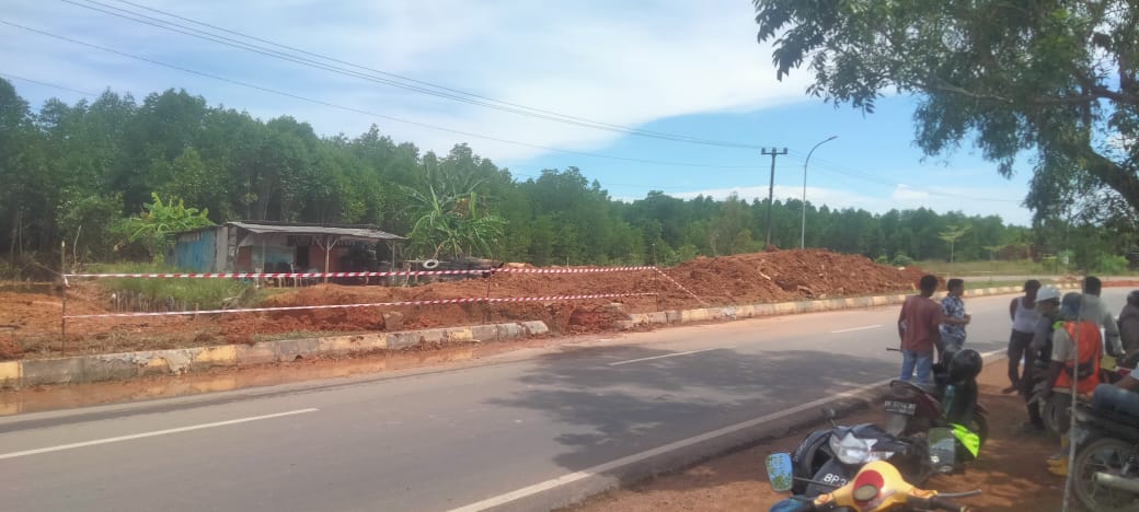 Pembangunan Box Culvert di Dompak Tanjungpinang Di Stop Warga 