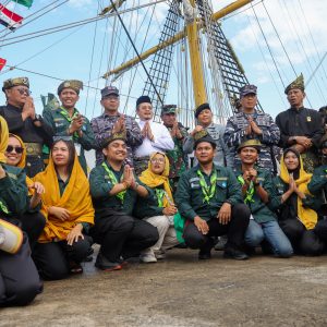 KRI Dewaruci Angkut 25 Laskar Rempah Hidupkan Kejayaan Jalur Rempah di Kepri