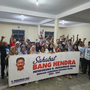 Sahabat Hendra Jaya Tanjungpinang Siap Dukung Perjuangan H. Muhammad Rudi