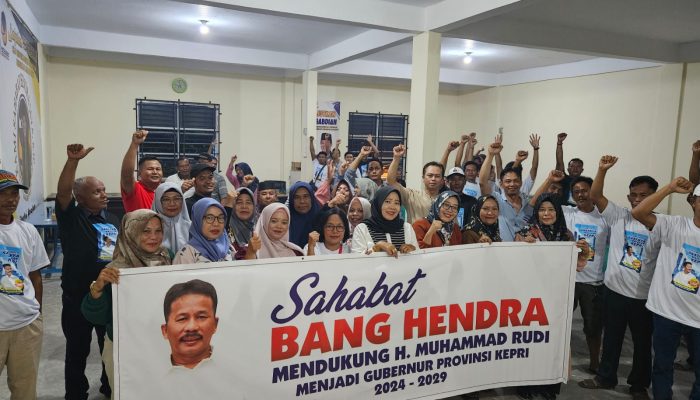 Sahabat Hendra Jaya Tanjungpinang Siap Dukung Perjuangan H. Muhammad Rudi