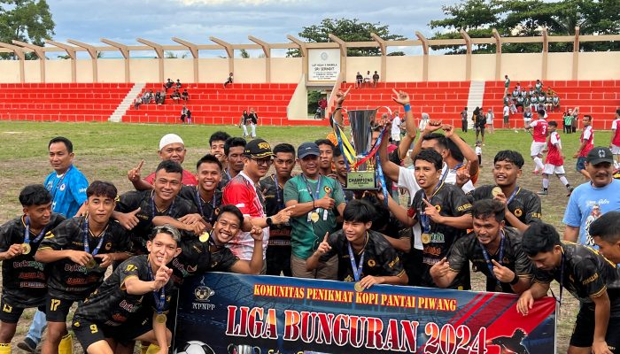 Babak Final Liga Bunguran 2024, Tim Sepak Bola P2KR Taklukkan Arsena Fc Skor 5-1