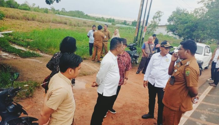 DPRD Tanjungpinang Tinjau Pembangunan Box Culvert di Dompak