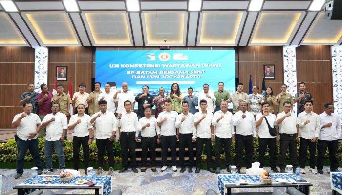 Wujudkan Sinergi dengan Insan Pers, BP Batam Bersama SMSI dan UPN Yogyakarta Gelar UKW