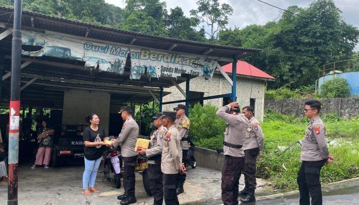 Polres Anambas Serahkan Bantuan Sosial Bagi Korban Kebakaran