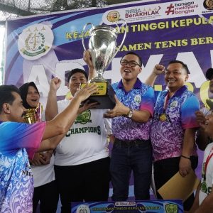Ini Pemenang Turnamen Futsal Cup Kejati Kepri dan Tenis Beregu Adhyaksa Open 2024 