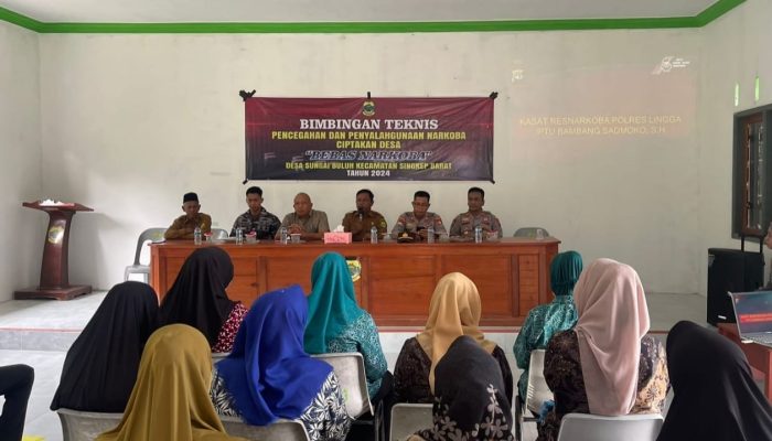 Bimtek Pemdes Sungai Buluh Pencegahan dan Penyalahgunaan Narkoba