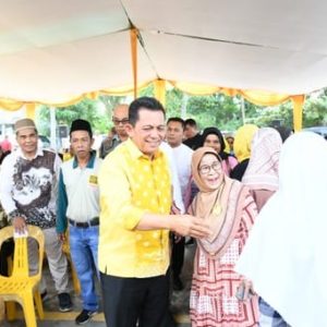 Masyarakat Kampung Lembang Jaya Nongsa Batam Antusias Sambut Gubernur Ansar