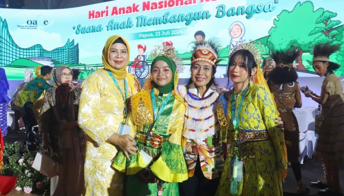 Peringatan HAN Ke-40 Di Papua, Dewi Ansar : Kemeriahan HAN Dirasakan Anak Terpencil dan Terluar