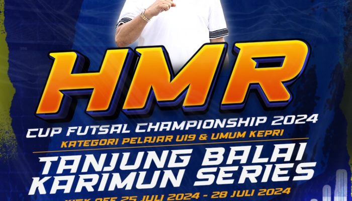 Muhammad Rudi Dukung Pembinaan Atlet Futsal di Karimun, HMR Futsal Cup Segera Dimulai
