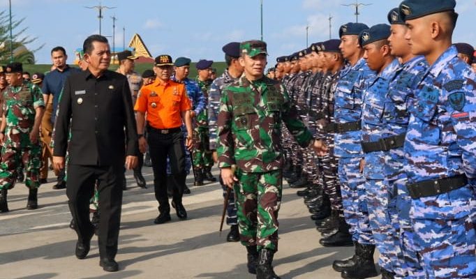 Tanggulangi Bencana, Gubernur Ansar Dampingi Pangdam I/BB Buka Latihan Tanggap Bencana di Kepri