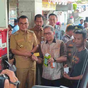 Atasi Antrian Solar di SPBU, Pemko Tanjungpinang Launching Fuel Card Bukopin 