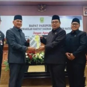 DPRD Natuna Gelar Rapat  Paripurna Pendapat Akhir Fraksi Terhadap Ranperda LPJ APBD TA 2023