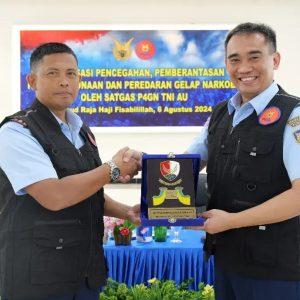 Satgas P4GN TNI AU Sosialisasi P4GN Di Lanud RHF Tanjungpinang