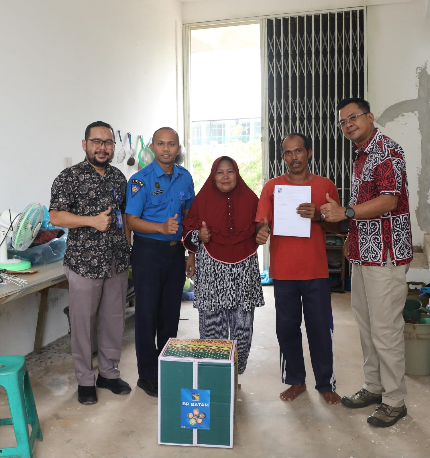 Dukung Proyek Rempang Eco-City, 8 KK Asal Desa Blongkeng Bergeser ke Hunian Sementara