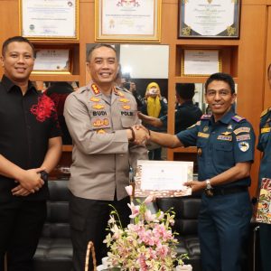 Kapolresta Tanjungpinang Terima Silaturahmi dan Penghargaan Dari KSOP Tanjungpinang