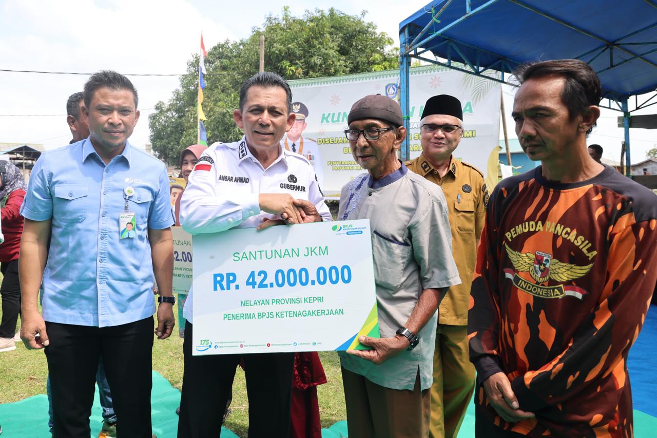 Gubernur Ansar Ingin Semua Nelayan di Kepri Mendapat JKK dan JKM 