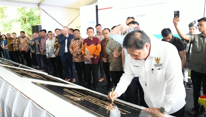 Menko Airlangga Grand Launching dan Breaking Kawasan Industri Wiraraja di Kabil Batam 