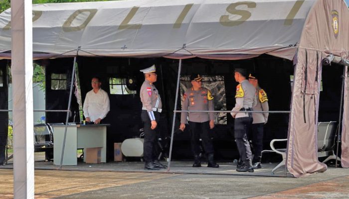 Pendaftaran Calon Bupati dan Wakil Bupati Bintan, Polres Bintan Turunkan 57 Personel