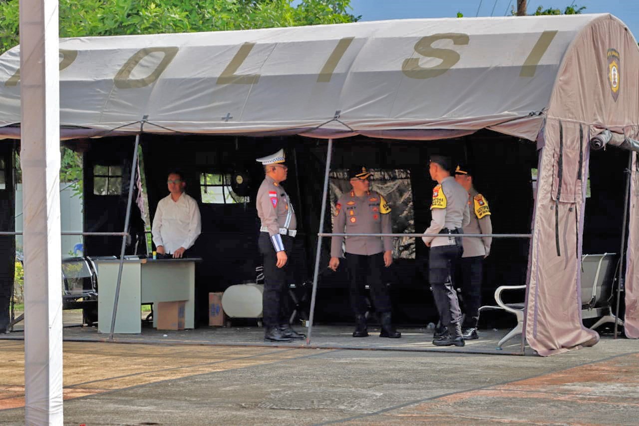 Pendaftaran Calon Bupati dan Wakil Bupati Bintan, Polres Bintan Turunkan 57 Personel