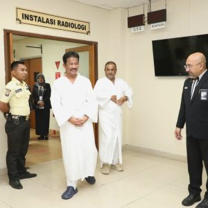 Jalani MCU, Muhammad Rudi – Aunur Rafiq Kompak Datang Lebih Awal di RSUD RAT