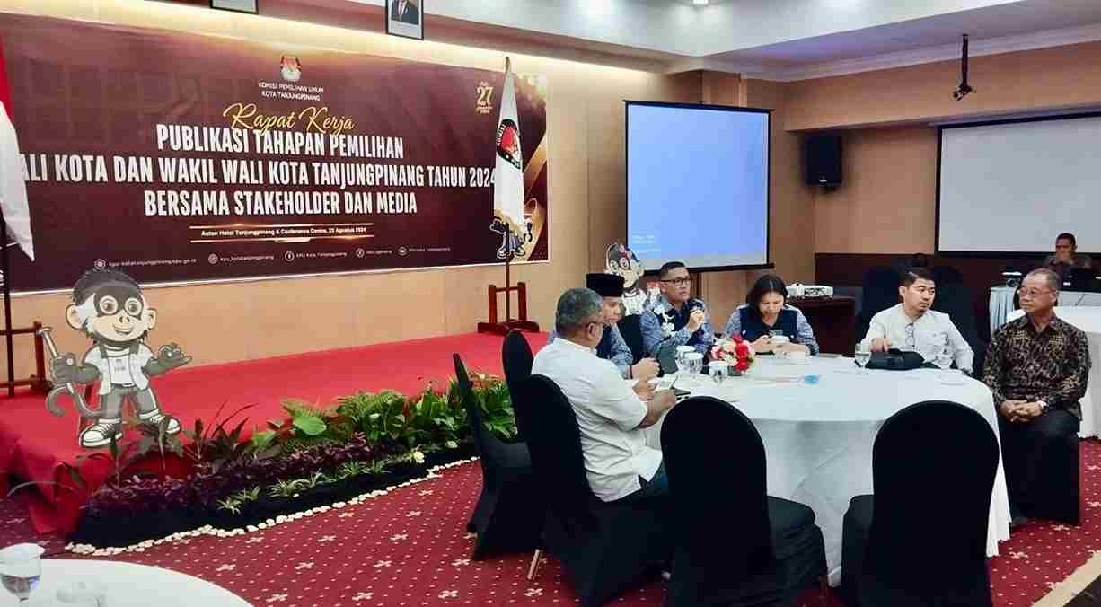 KPU Tanjungpinang : Pendaftaran Bacalon Wako dan Wawako Dijadualkan 27-29 Agustus 2024