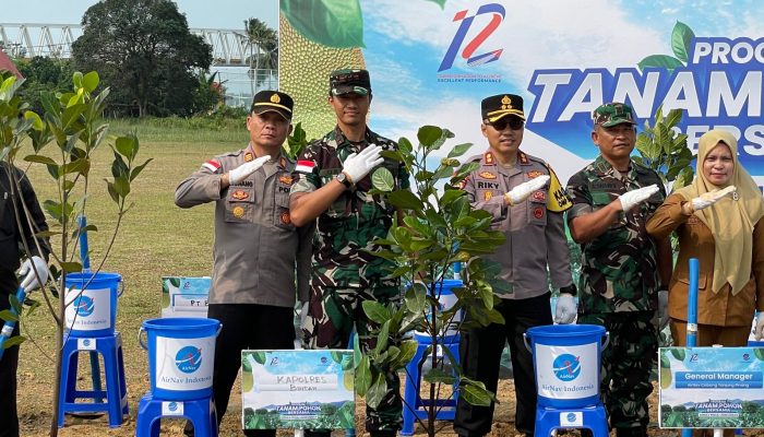 Peringati HUT Air Nav ke-12, Ditanam 1000 Pohon Nangka di Kuala Sempang Bintan