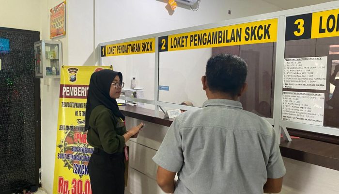 Penerimaan CPNS, Pembuatan SKCK di Polresta Tanjungpinang Meningkat 150 Persen 