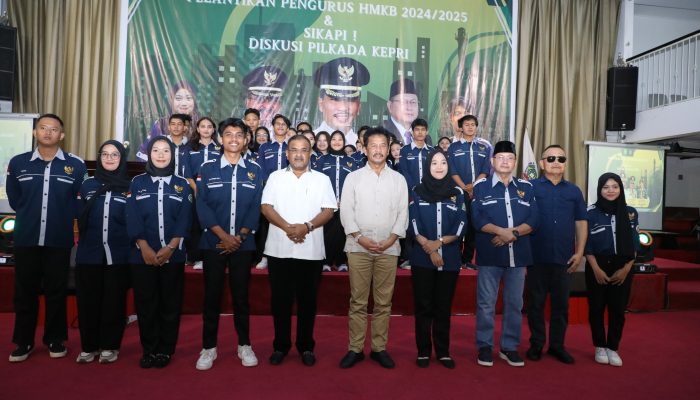 Muhammad Rudi Lantik HMKB Tanjungpinang Periode 2024-2025