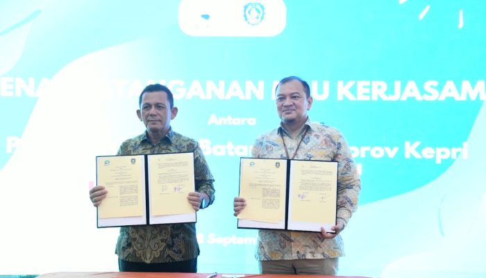 Pemprov Kepri Teken MoU dengan Politeknik Negeri Batam Terkait Potensi Energi Terbarukan