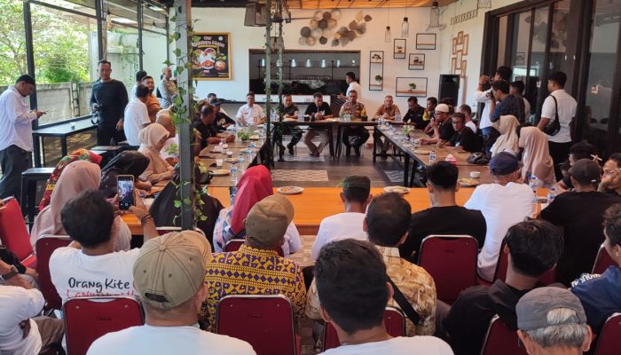Kapolres Bersama Dandim 0318/Natuna Kunjungi 2 Posko Pemenangan Cabup Cawabup Natuna 