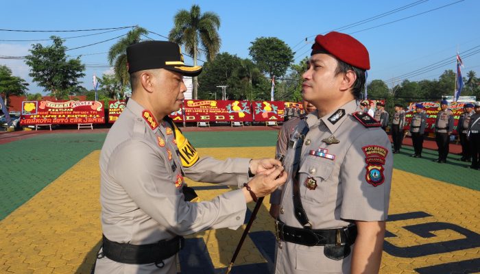 Sertijab 9 Personel Polresta Tanjungpinang, AKP Lajun Siado Ria Sianturi, S.I.K, Jabat Ps.Kasat Resnarkoba