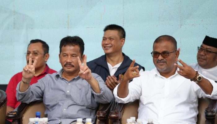 Ribuan Relawan dan Masyarakat Antusias Sambut Launching Kampanye Rudi – Rafiq