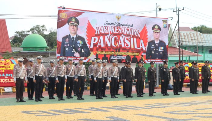 Hari Kesaktian Pancasila, Kapolresta Tanjungpinang : Bersama Pancasila Wujudkan Indonesia Emas  