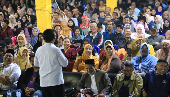 Ribuan Warga Teluk Sebong Hadiri Kampanye “Sayang” di Simpang Lagoi