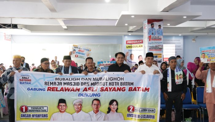 Ratusan Mubaligh di Batam Sepakat Gabung Relawan Dukung ASLI – SAYANG 