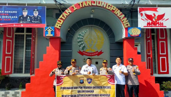 Polresta Tanjungpinang Berikan Penyuluhan Anggota Polsus Rutan Tanjungpinang