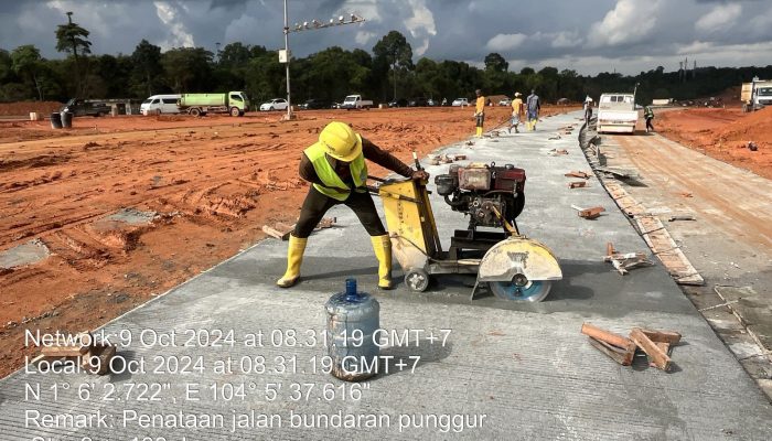 Progres Capai 76 Persen, Bundaran Punggur Akan Selesai Desember 2024