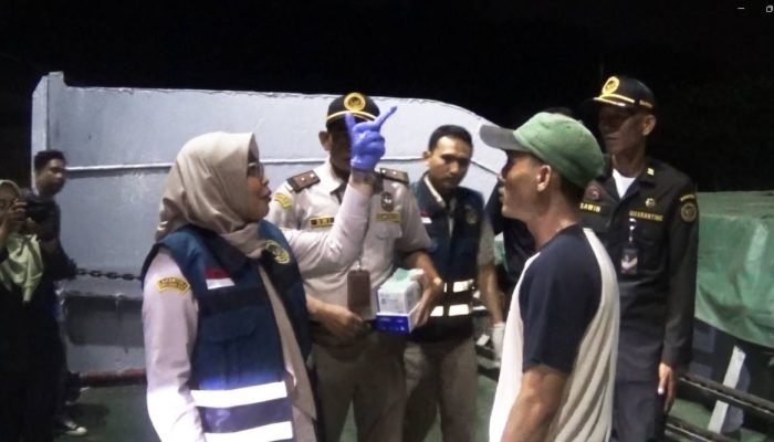 Balai Karantina Kepri Gelar Operasi Patuh di Pelabuhan Sripayung 
