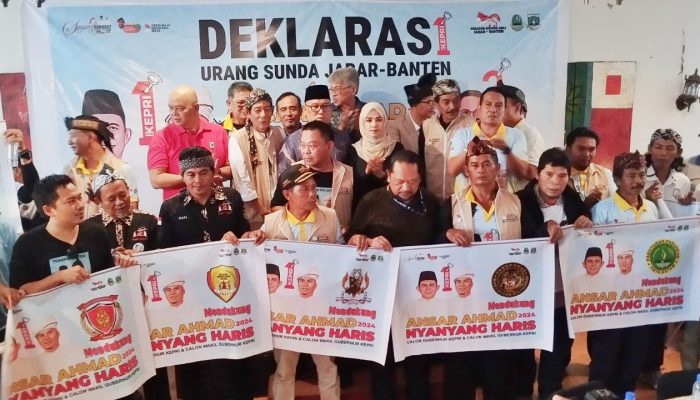 Pengurus Paguyuban Warga Jabar dan Banten di Kepri Deklarasi Dukung Ansar-Nyanyang