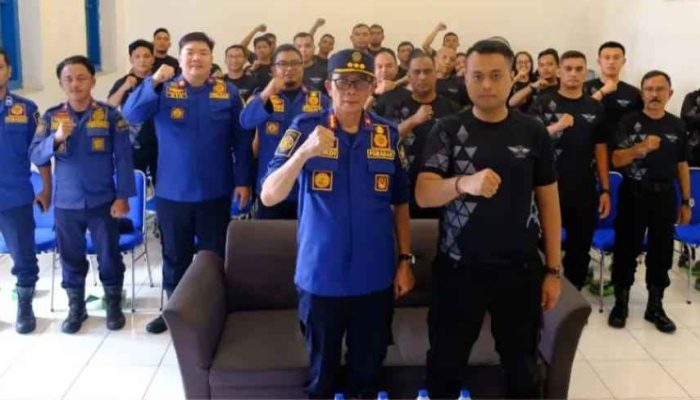 DPKP Simulasi Penanganan Kebakaran di Rutan Kelas 1 Tanjungpinang